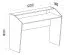 Kinderkamer - bureau Frank 09, kleur: wit / grijs - 91 x 120 x 50 cm (H x B x D)
