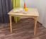 Tafel massief grenen blank gelakt 002 (vierhoekig) - Afmetingen 100 x 100 cm (B x D)