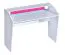 Kinderkamer - bureau Frank 09, kleur: wit / roze - 91 x 120 x 50 cm (H x B x D)