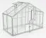 Gewächshaus - Glashaus Radicchio XL4, Wände: 4 mm gehärtetes Glas, Dach: 6 mm HKP mehrwandig, Grundfläche: 4,40 m² - Abmessungen: 150 x 290 cm (L x B)