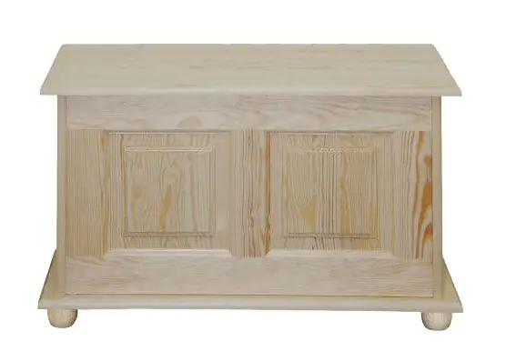 Kist massief grenenhout, naturel 181 - afmetingen 87 x 50 x 46 cm 