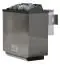Saunahuis "Eevi" SET met kachel BIO 9 kW, kleur: zwart - 220 x 429 cm (B x D), oppervlakte: 9,2 m².