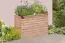 Verhoogd bed tuin 04 - gemaakt van LARIKS HOUT - Afmetingen: 127 x 48 x 80 cm (B x D x H)