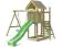 Speeltoren K46 incl. zandbak, aanbouwtoren, nestschommel en klimwand - Afmetingen: 355 x 187 cm (L x B)