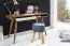 Design bureau / kantoor tafel van massief sheesham hout, kleur: sheesham / wit - afmetingen: 75 x 60 x 117 cm (H x B x D), handgemaakt
