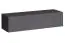Modern wandmeubel Balestrand 307, kleur: grijs - Afmetingen: 150 x 330 x 40 cm (H x B x D), met LED-verlichting