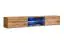 Modern houten wandmeubel Volleberg 36, kleur: Wotan eik - Afmetingen: 140 x 250 x 40 cm (H x B x D), met push-to-open functie