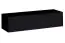 Elegant wandmeubel Balestrand 125, kleur: Wotan eik / zwart - Afmetingen: 180 x 280 x 40 cm (H x B x D), met push-to-open functie