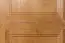kledingkast massief grenen kleur elzenhout, Junco 06 - Afmetingen: 195 x 135 x 59 cm (H x B x D)