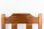 Stoel massief grenen kleur eiken rustiek Junco 248 - Afmetingen: 90 x 36,50 x 38 cm (H x B x D)