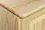 dressoir / ladekast massief grenen, natuur Junco 173 - Afmetingen: 78 x 121 x 42 cm (H x B x D)