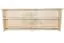 wandrek / hangplank massief grenen natuur Junco 336 - Afmetingen: 47 x 124 x 24 cm (H x B x D)