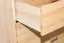 dressoir / ladekast massief grenen, natuur Columba 11 - Afmetingen: 101 x 100 x 50 cm (h x b x d)