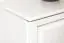 dressoir / ladekast massief grenen, wit Junco 157 - Afmetingen: 140 x 89 x 41 cm (H x B x D)