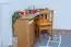Bureau massief grenen massief houten elzenhout kleuren Junco 185 - Afmetingen: 74 x 138 x 83 cm (H x B x D)