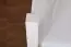 Patrick hoogslaper / hoog bed massief beukenhout massief wit gelakt met blad, incl. rol lattenbodem - 90 x 200 cm