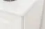 dressoir / ladekast massief grenen, wit gelakt Junco 173 - Afmetingen 78 x 121 x 42 cm