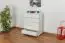 dressoir / ladekast massief grenen, wit gelakt Junco 136 - Afmetingen 100 x 80 x 42 cm