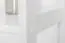 rek / open kast massief grenen, wit gelakt Junco 54B - Afmetingen 200 x 70 x 30 cm