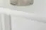 rek / open kast massief grenen, wit gelakt Junco 55C - Afmetingen 164 x 60 x 30 cm
