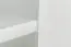 open kast massief grenen, wit gelakt Junco 50A - Afmetingen 195 x 100 x 42 cm
