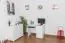 Bureau massief grenen, wit gelakt Junco 191 - Afmetingen 75 x 100 x 55 cm