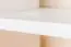 wandrek / hangplank / kubus massief grenen wit gelakt Junco 288 - Afmetingen 50 x 130 x 20 cm