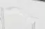 dressoir / ladekast massief grenen wit gelakt Pipilo 17 - Afmetingen 58 x 139 x 54 cm