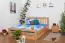 Tweepersoonsbed / functioneel bed "Easy Premium Line" K8 incl. 4 laden en 2 afdekplaten, 160 x 200 cm massief beukenhout naturel