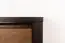 Commode Selun 03, kleur: eiken donkerbruin / grijs - 80 x 130 x 43 cm (h x b x d)