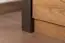 Draaideurkast/kast Selun 18, kleur: eiken donkerbruin/grijs - 197 x 166 x 53 cm (h x b x d)