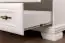 Draaideurkast / kledingkast Sentis 15, kleur: wit grenen - 193 x 88 x 49 cm (H x B x D)