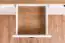 dressoir / commode Segnas 01, kleur: wit grenen / eiken bruin - 88 x 130 x 43 cm (h x b x d)