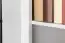 Boekenkast Segnas 13, kleur: wit grenen / eiken bruin - 198 x 90 x 43 cm (h x b x d)
