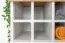 dressoir / commode Badile 12, kleur: wit grenen / bruin- 120 x 57 x 39 cm (h x b x d)