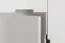Draaideurkast / kledingkast Milo 11, kleur: wit, massief grenen, - afmetingen: 187 x 89 x 55 cm (H x B x D)