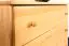 dressoir / ladekast massief grenen, natuur Junco 139 - Afmetingen: 123 x 100 x 42 cm (H x B x D)