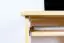 Schreibtisch Junco 196 mit Schublade und Tastaturfach,  Kiefer massiv Vollholz natur, 81,50 x 115 x 55 cm, 3 Fächer, robust und langlebig, 3 Fächer