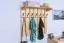 Kapstok/garderobe massief grenen, natuur Junco 350 - Afmetingen: 80 x 81 x 28,5 cm (H x B x D)
