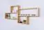 wandrek / hangplank massief grenen natuur Junco 282 - Afmetingen: 76 x 176 x 20 cm (H x B x D)