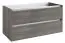 wastafelmeubel Kolkata 21 met sifon uitsparing, kleur: grijs essen - 50 x 100 x 46 cm (h x b x d)