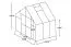 Kas Rozemarijn 03, ontwerp: dubbelwandig polycarbonaat 6 mm, afmetingen: 249 x 345 x 254 cm (l x b x h), kleur: zwart