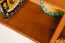 wandrek / hangplank massief grenen kleur: eiken Junco 333 - Afmetingen: 30 x 120 x 24 cm (H x B x D)