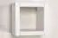 wandrek / hangkubus massief grenen wit gelakt Junco 283D - Afmetingen 15 x 15 x 12 cm