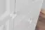 dressoir / ladekast massief grenen, wit gelakt Junco 159 - Afmetingen 123 x 80 x 42 cm
