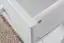 dressoir / ladekast massief grenen, wit gelakt Junco 159 - Afmetingen 123 x 80 x 42 cm