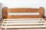 kinderbed / jeugdbed massief grenenhout, kleur walnoten  A11, incl. lattenbodem - afmetingen 120 x 200 cm