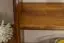 Wandplank massief grenen , vol hout, kleur eiken 021 - afmetingen 75 x 150 x 20 cm (H x B x D)