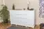 sideboard kast / ladekast massief grenen, wit Junco 162 - Afmetingen 100 x 160 x 42 cm