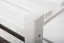 Schuhregal Buche Vollholz massiv weiß lackiert Junco 225 - 40 x 58 x 26 cm (H x B x T)